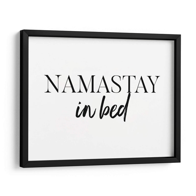 Namastay in bed | Cuadro decorativo de Canvas Lab