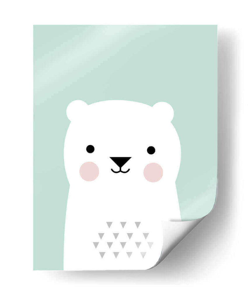Pastel Bear | Cuadro decorativo de Canvas Lab