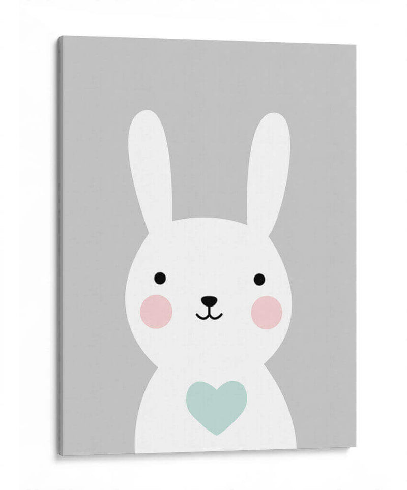 Pastel Bunny | Cuadro decorativo de Canvas Lab