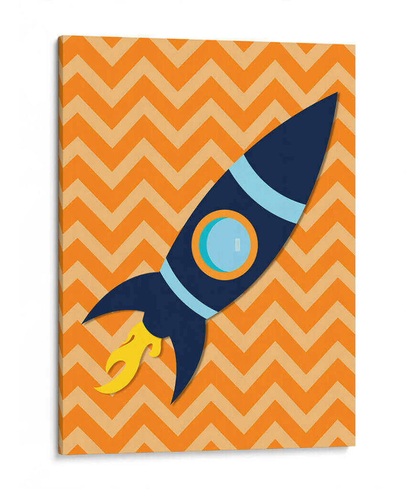 Space Rocket | Cuadro decorativo de Canvas Lab