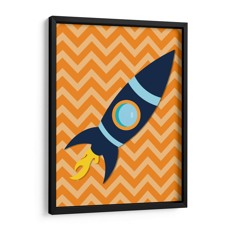 Space Rocket | Cuadro decorativo de Canvas Lab