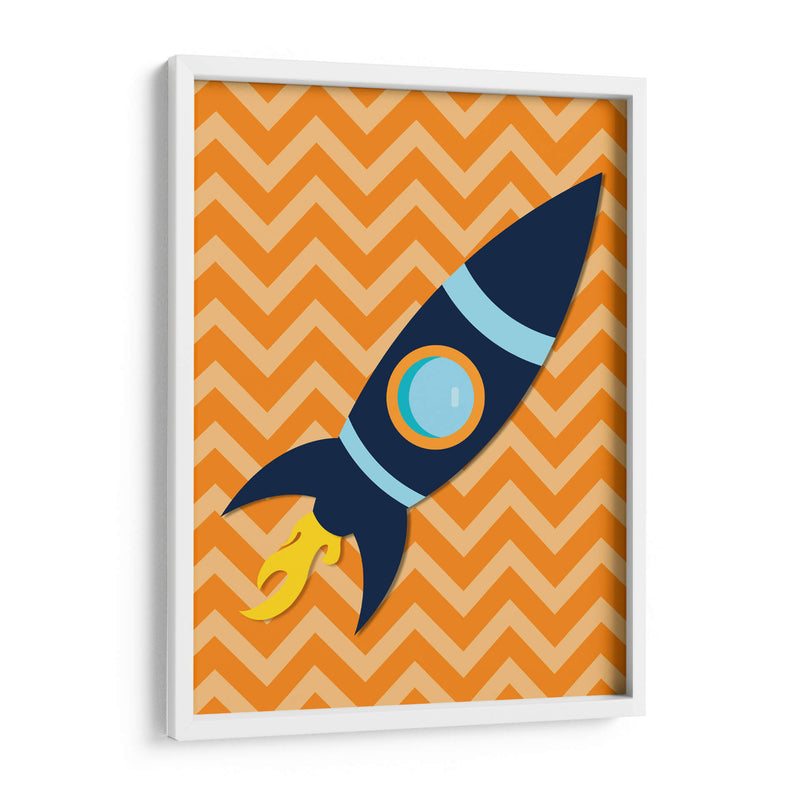Space Rocket | Cuadro decorativo de Canvas Lab