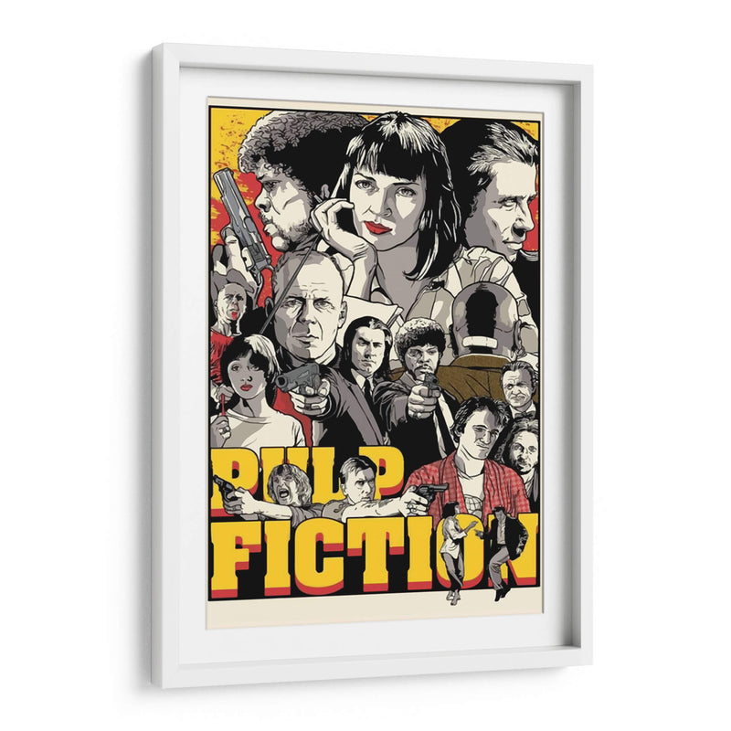 Pulp Fiction Characters | Cuadro decorativo de Canvas Lab