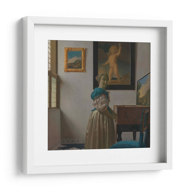 Dama al virginal - Johannes Vermeer | Cuadro decorativo de Canvas Lab