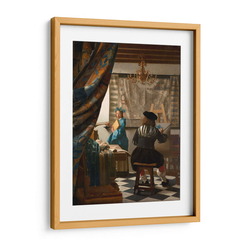 El arte de la pintura - Johannes Vermeer | Cuadro decorativo de Canvas Lab