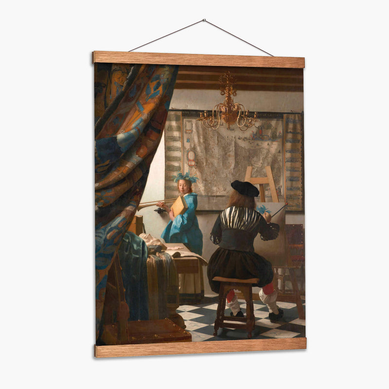 El arte de la pintura - Johannes Vermeer | Cuadro decorativo de Canvas Lab