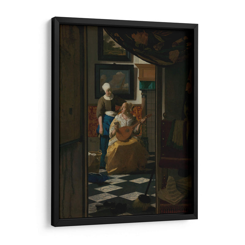 La carta - Johannes Vermeer | Cuadro decorativo de Canvas Lab