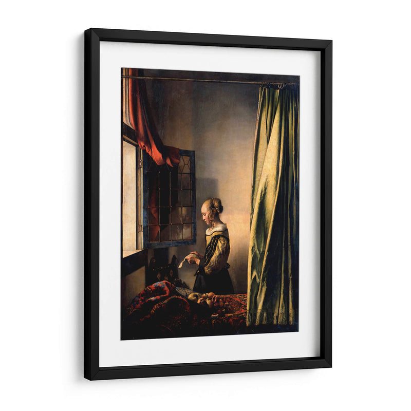Muchacha leyendo una carta - Johannes Vermeer | Cuadro decorativo de Canvas Lab