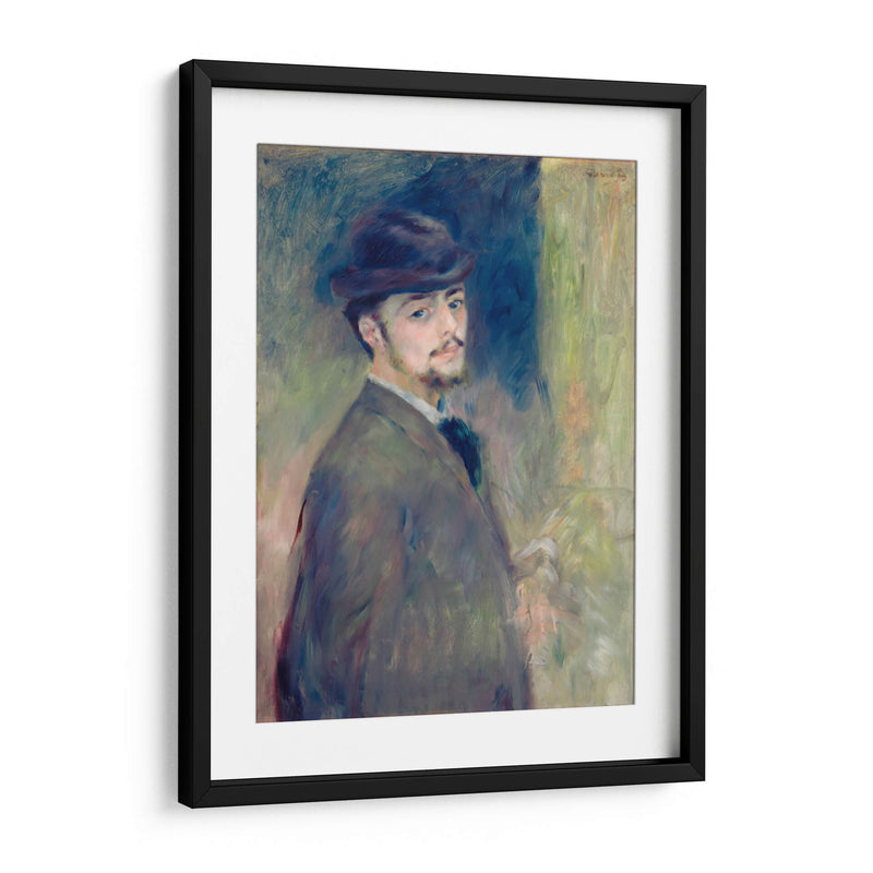 Autorretrato (1876) - Pierre-Auguste Renoir | Cuadro decorativo de Canvas Lab