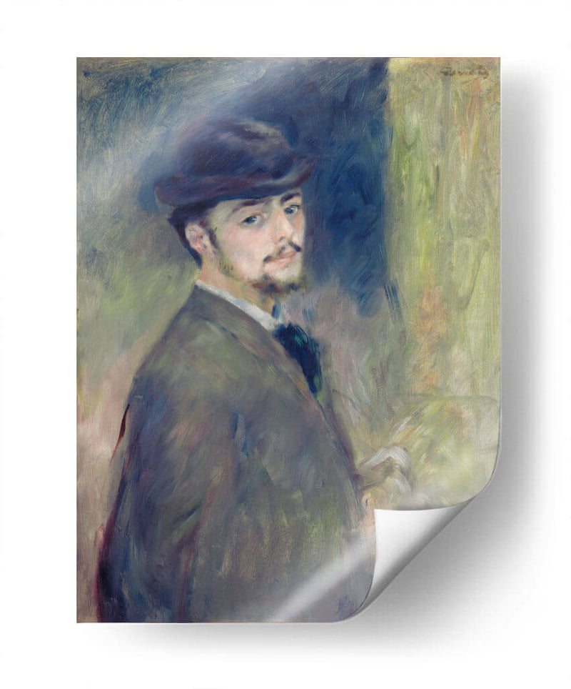 Autorretrato (1876) - Pierre-Auguste Renoir | Cuadro decorativo de Canvas Lab
