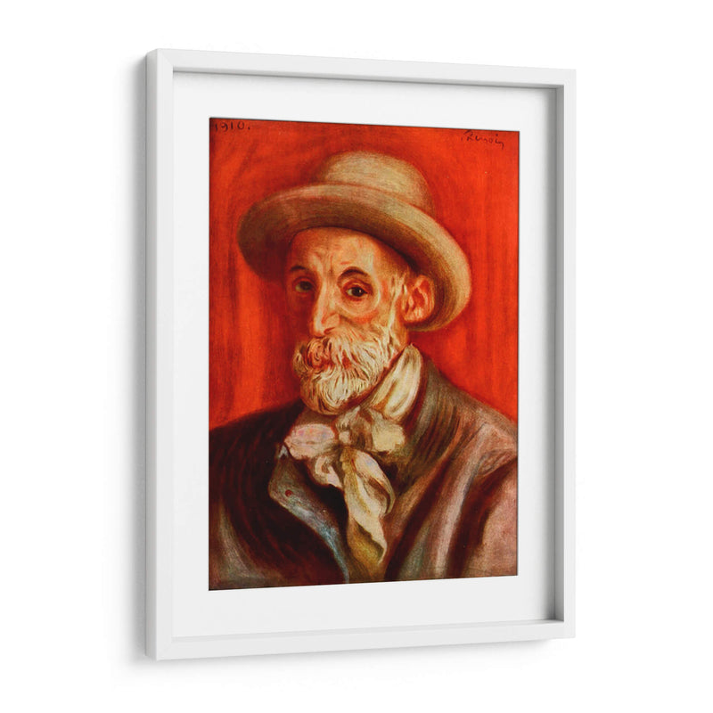 Autorretrato (1910) - Pierre-Auguste Renoir | Cuadro decorativo de Canvas Lab