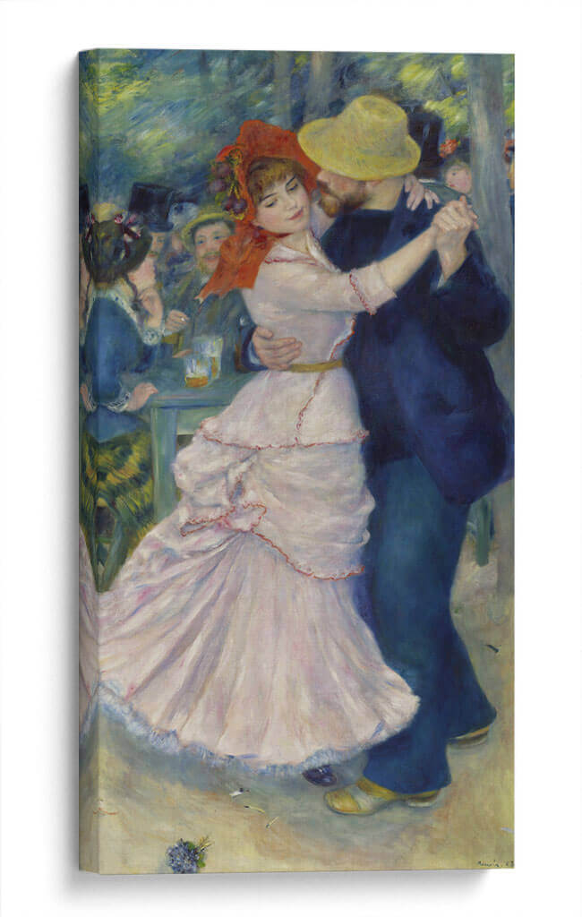 Baile en Bougival - Pierre-Auguste Renoir | Cuadro decorativo de Canvas Lab