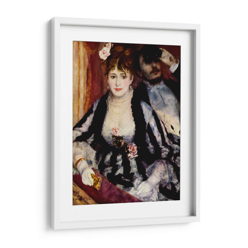 El palco - Pierre-Auguste Renoir | Cuadro decorativo de Canvas Lab