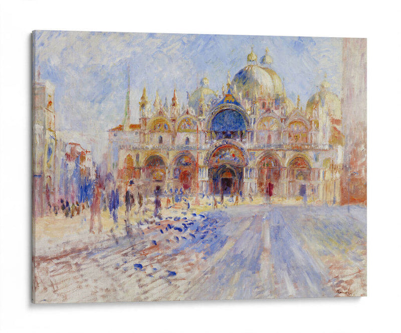 La Piazza San Marco, Venezia - Pierre-Auguste Renoir | Cuadro decorativo de Canvas Lab