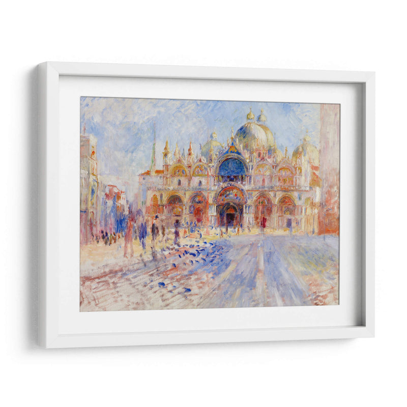 La Piazza San Marco, Venezia - Pierre-Auguste Renoir | Cuadro decorativo de Canvas Lab