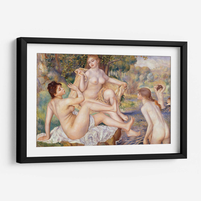 Las bañistas grandes - Pierre-Auguste Renoir | Cuadro decorativo de Canvas Lab