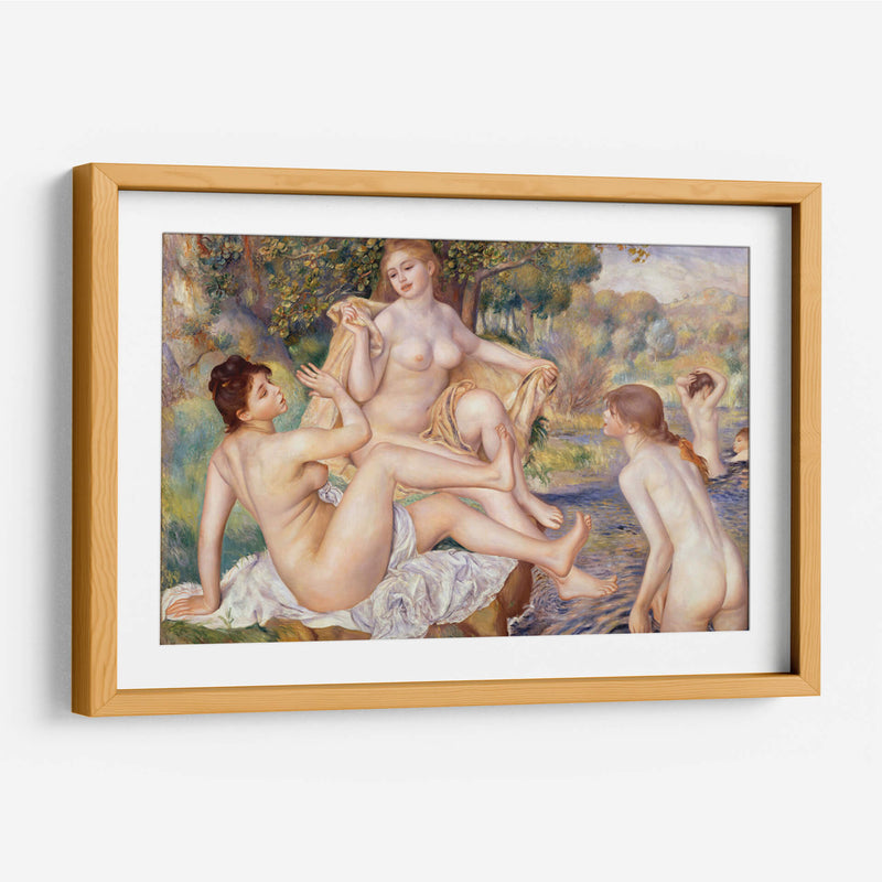 Las bañistas grandes - Pierre-Auguste Renoir | Cuadro decorativo de Canvas Lab