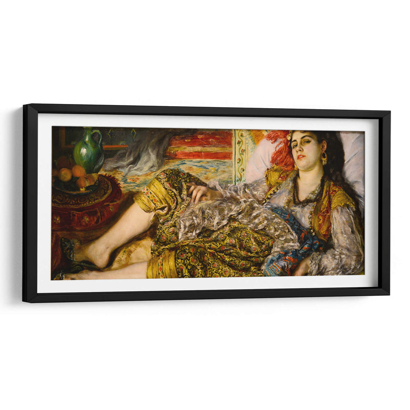 Odalisca (mujer de Argel) - Pierre-Auguste Renoir | Cuadro decorativo de Canvas Lab