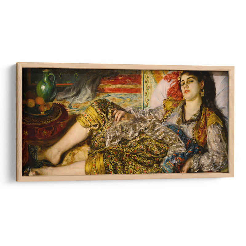 Odalisca (mujer de Argel) - Pierre-Auguste Renoir | Cuadro decorativo de Canvas Lab