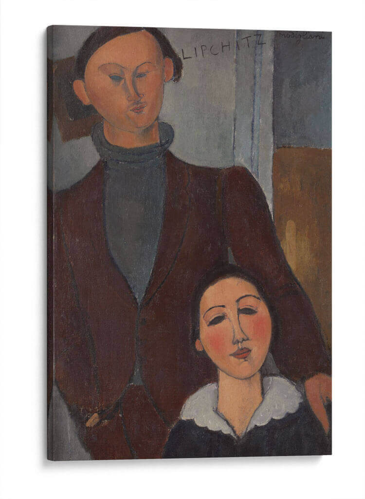 Jacques y Berthe Lipchitz - Amedeo Modigliani | Cuadro decorativo de Canvas Lab