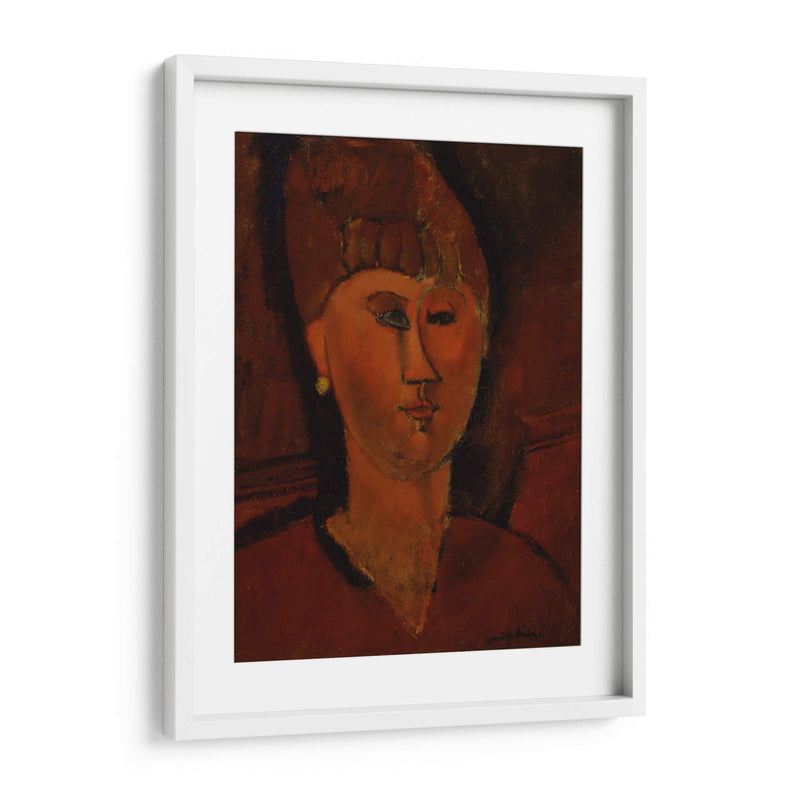 La chica pelirroja - Amedeo Modigliani | Cuadro decorativo de Canvas Lab