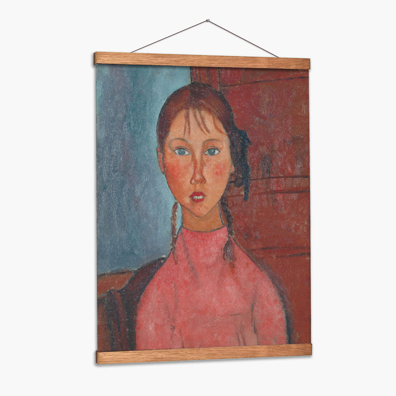 Niña con coletas - Amedeo Modigliani | Cuadro decorativo de Canvas Lab