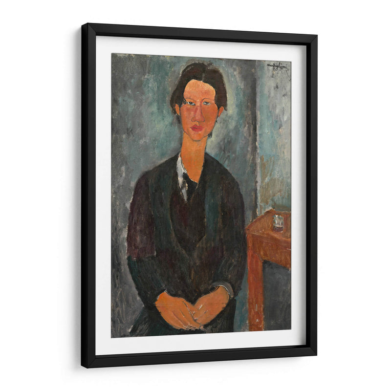 Retrato de Chaim Soutine - Amedeo Modigliani | Cuadro decorativo de Canvas Lab