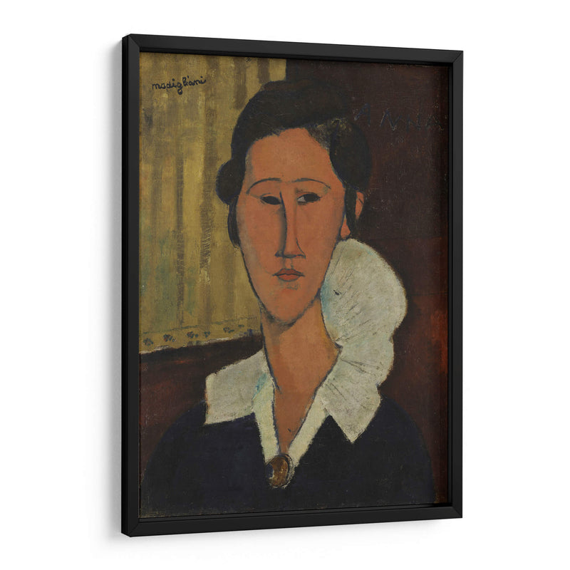 Retrato de Hanka Zborowska - Amedeo Modigliani | Cuadro decorativo de Canvas Lab