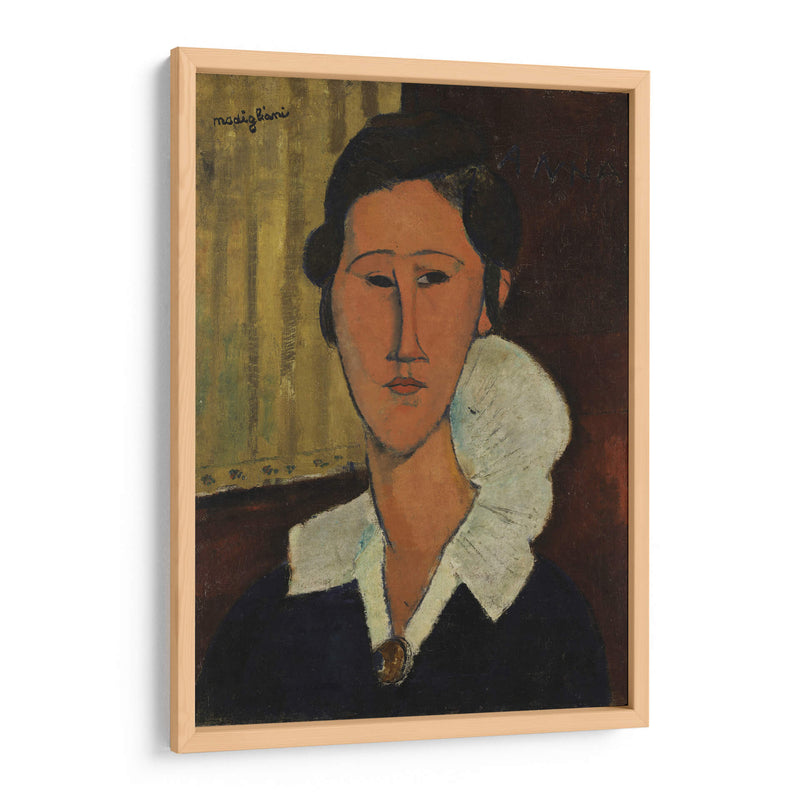 Retrato de Hanka Zborowska - Amedeo Modigliani | Cuadro decorativo de Canvas Lab