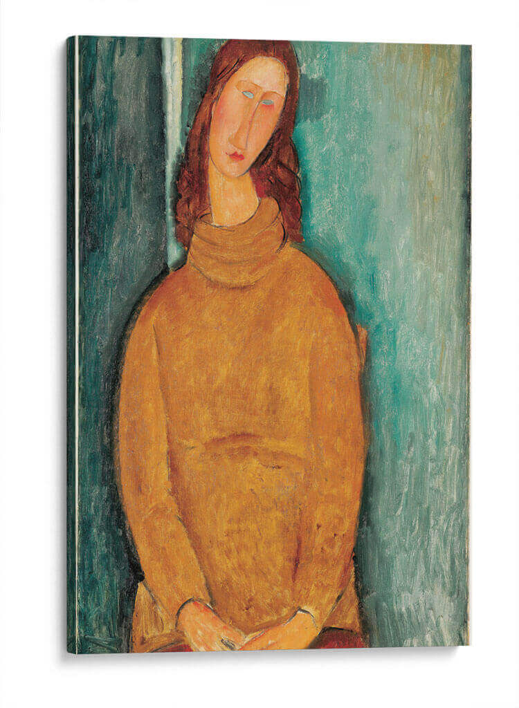 Retrato de Jeanne Hébuterne - Amedeo Modigliani | Cuadro decorativo de Canvas Lab