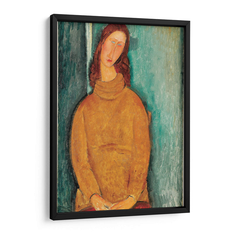 Retrato de Jeanne Hébuterne - Amedeo Modigliani | Cuadro decorativo de Canvas Lab