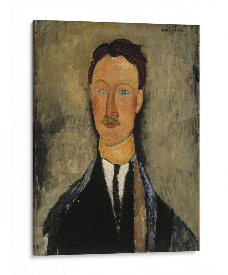 Retrato del artista Léopold Survage - Amedeo Modigliani | Cuadro decorativo de Canvas Lab