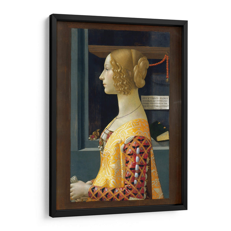 Retrato de Giovanna Tornabuoni - Domenico Ghirlandaio | Cuadro decorativo de Canvas Lab