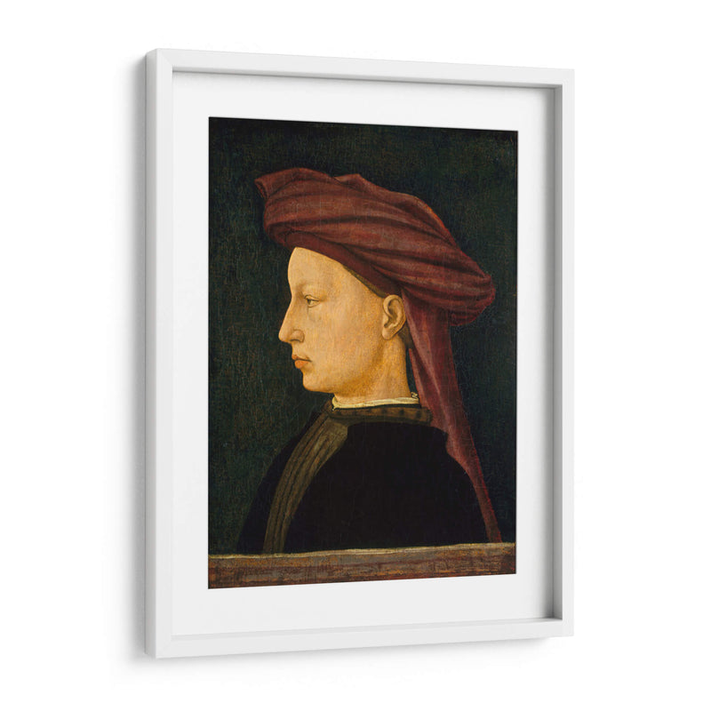 Retrato de un joven - Masaccio | Cuadro decorativo de Canvas Lab
