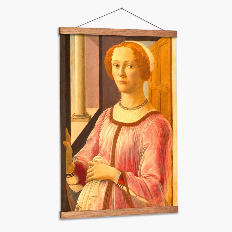 Retrato de Smeralda Bandinelli - Sandro Botticelli | Cuadro decorativo de Canvas Lab