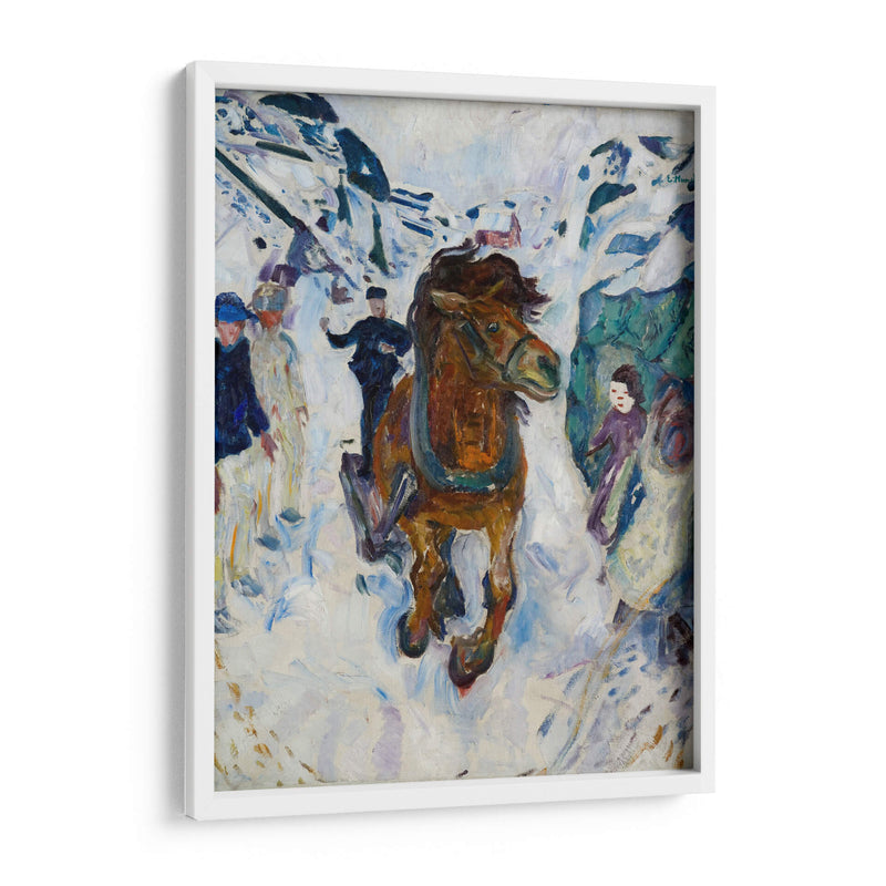 Caballo galopando - Edvard Munch | Cuadro decorativo de Canvas Lab
