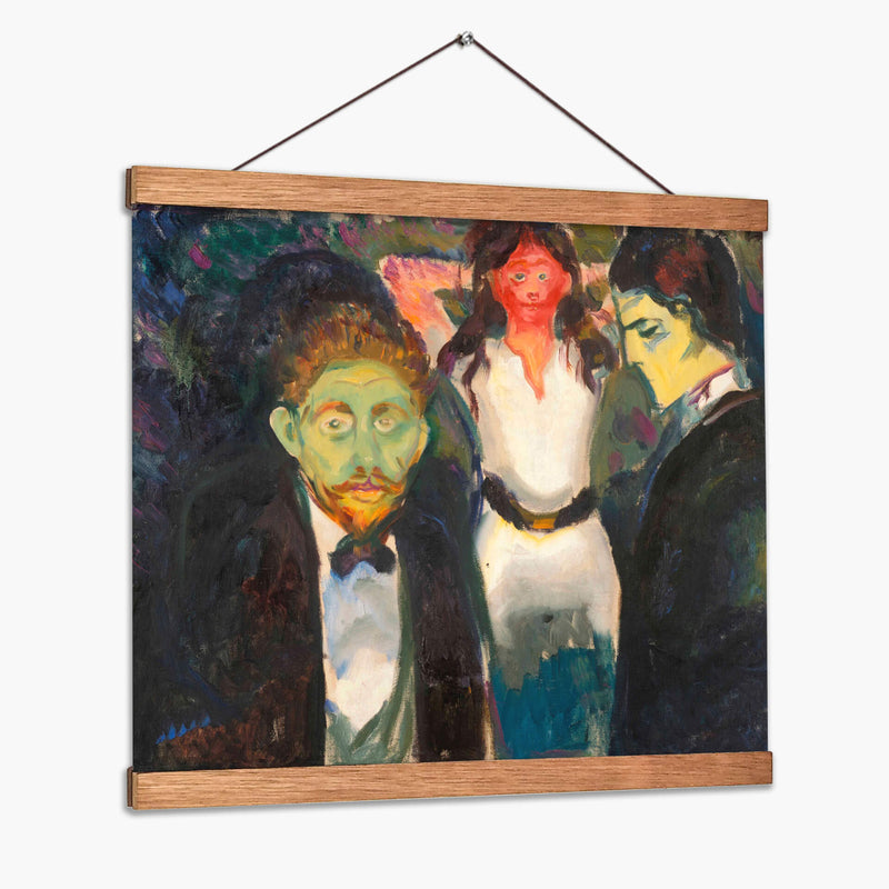Celos - Edvard Munch | Cuadro decorativo de Canvas Lab