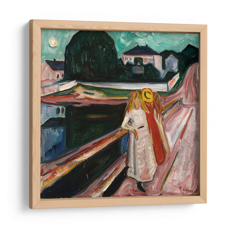 Chicas en el muelle - Edvard Munch | Cuadro decorativo de Canvas Lab