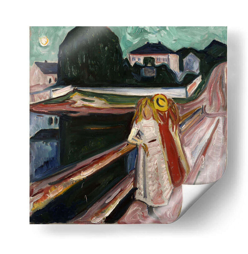 Chicas en el muelle - Edvard Munch | Cuadro decorativo de Canvas Lab