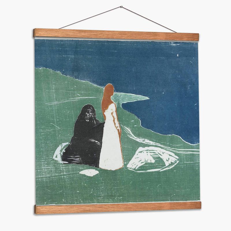 Dos mujeres en la costa - Edvard Munch | Cuadro decorativo de Canvas Lab