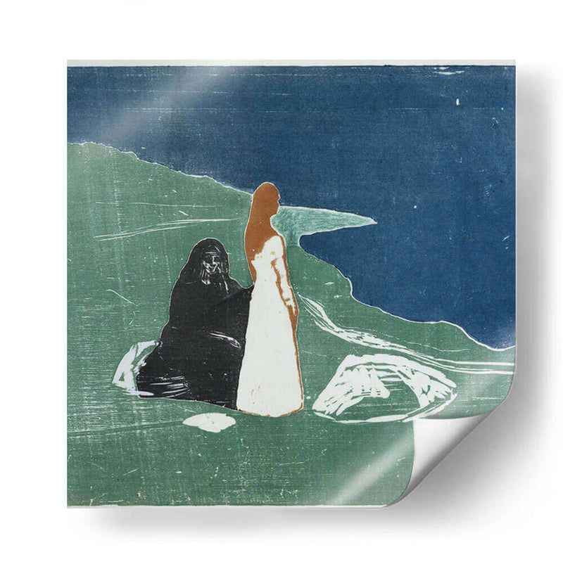 Dos mujeres en la costa - Edvard Munch | Cuadro decorativo de Canvas Lab