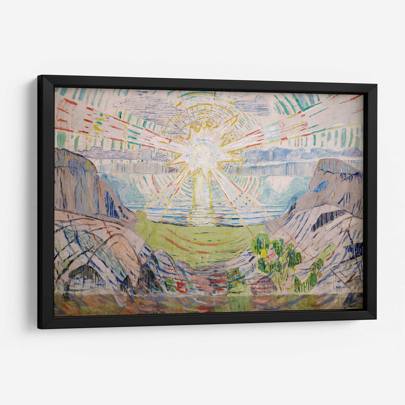 El sol - Edvard Munch | Cuadro decorativo de Canvas Lab