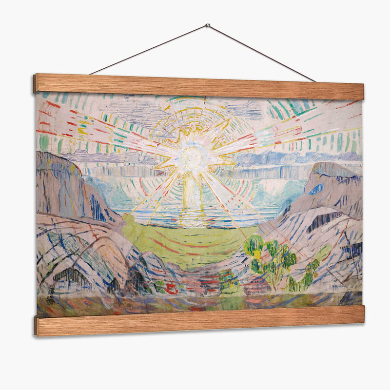 El sol - Edvard Munch | Cuadro decorativo de Canvas Lab