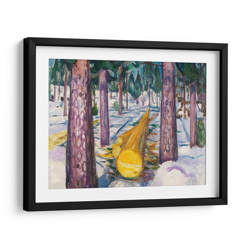 El tronco amarillo - Edvard Munch | Cuadro decorativo de Canvas Lab
