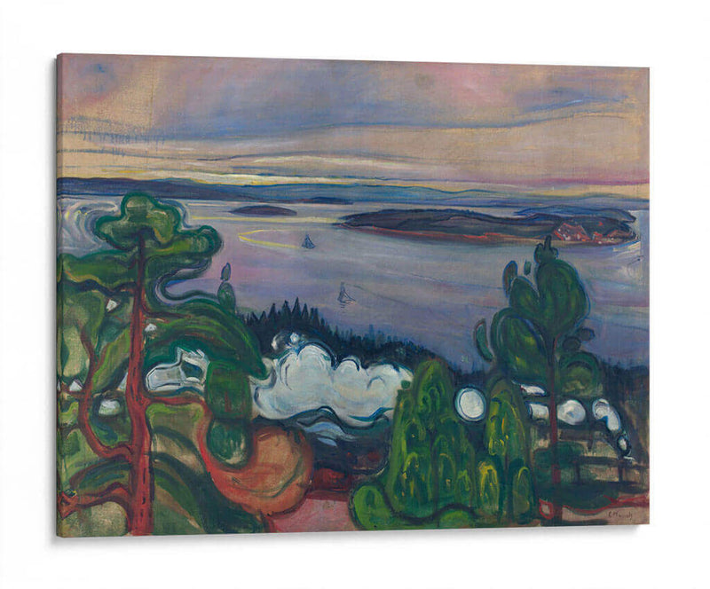 Humo de tren - Edvard Munch | Cuadro decorativo de Canvas Lab
