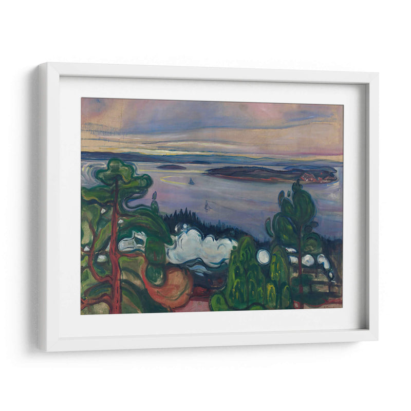 Humo de tren - Edvard Munch | Cuadro decorativo de Canvas Lab
