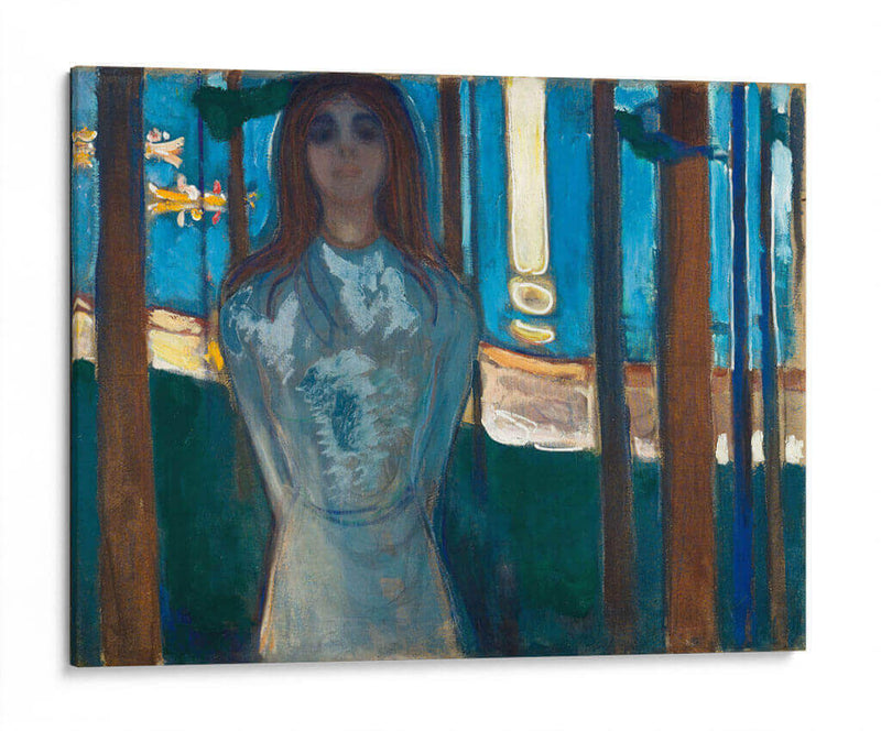 La voz: noche de verano - Edvard Munch | Cuadro decorativo de Canvas Lab