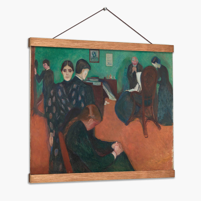 Muerte en la habitación del enfermo - Edvard Munch | Cuadro decorativo de Canvas Lab