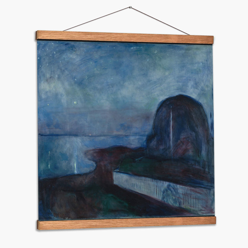 Noche estrellada I - Edvard Munch | Cuadro decorativo de Canvas Lab