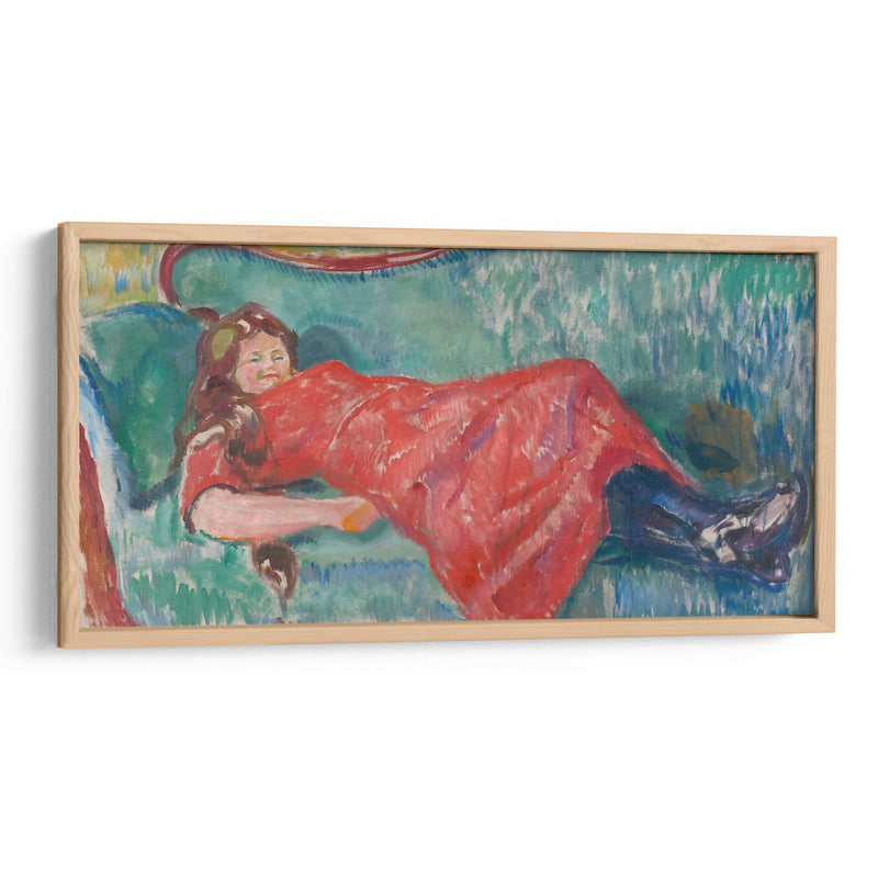 Sobre el sofa - Edvard Munch | Cuadro decorativo de Canvas Lab